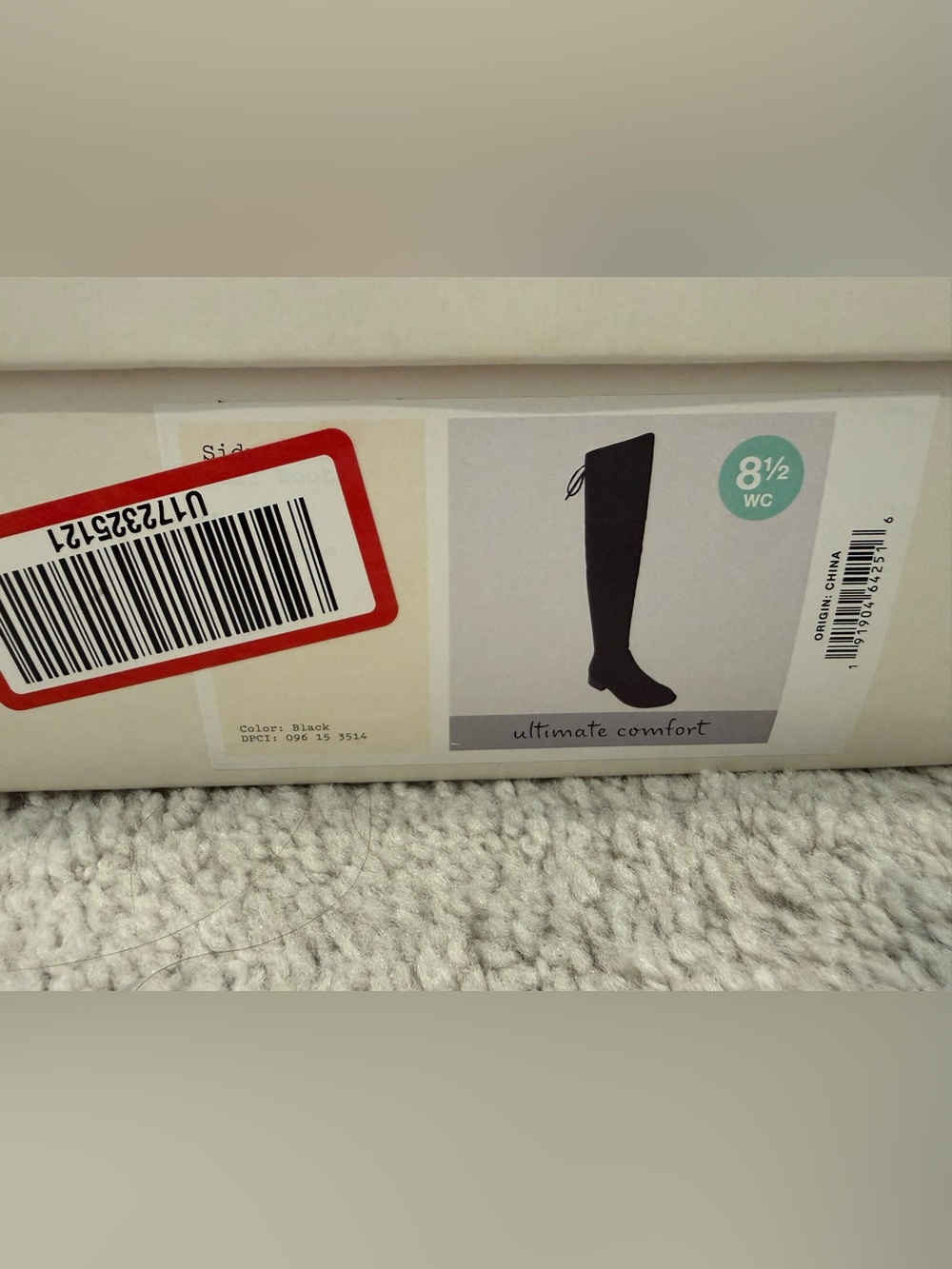 A New Day Sidney Microsuede Over the Knee Boots Soft Black Size 8.5WC